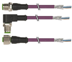 Extremo con cables abiertos (DeviceNet, CANopen)