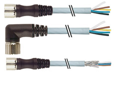 Extremo con cables abiertos (M23)